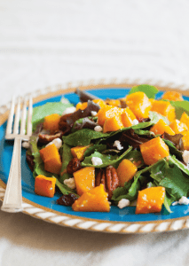 roasted butternut squash and cranberry salad photo