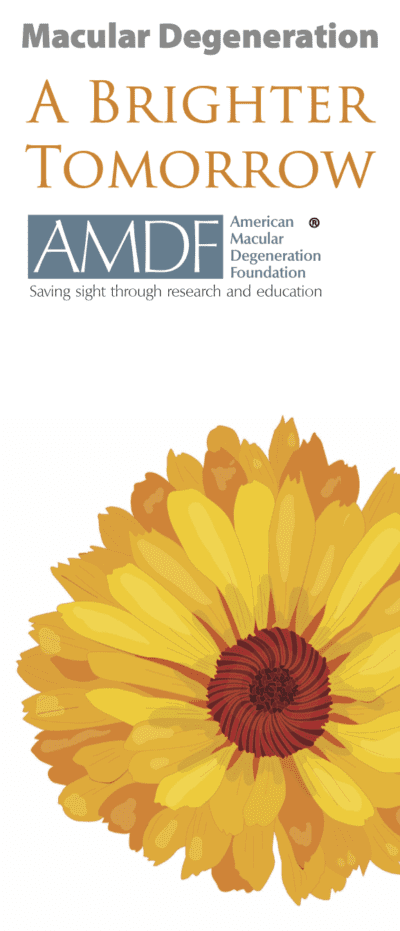 Macular Degeneration Pamphlet Cover