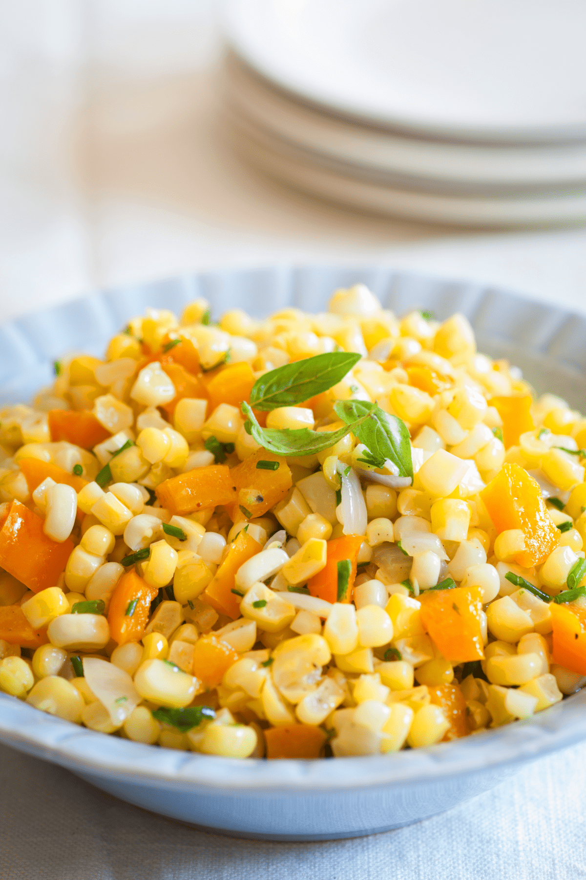 Ina Garten's Confetti Corn Recipe for a macular degeneration diet