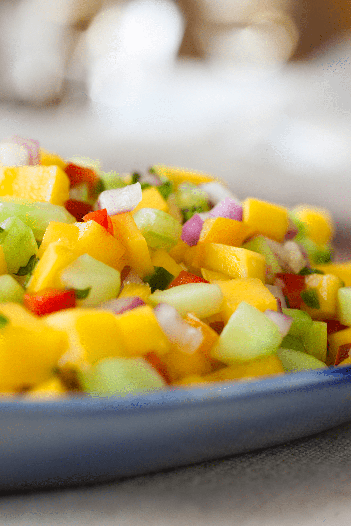 Mango Pico de Gallo with lutein and zeaxanthin
